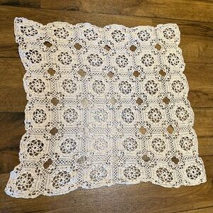 Vintage Handmade Crochet Lace Doily
